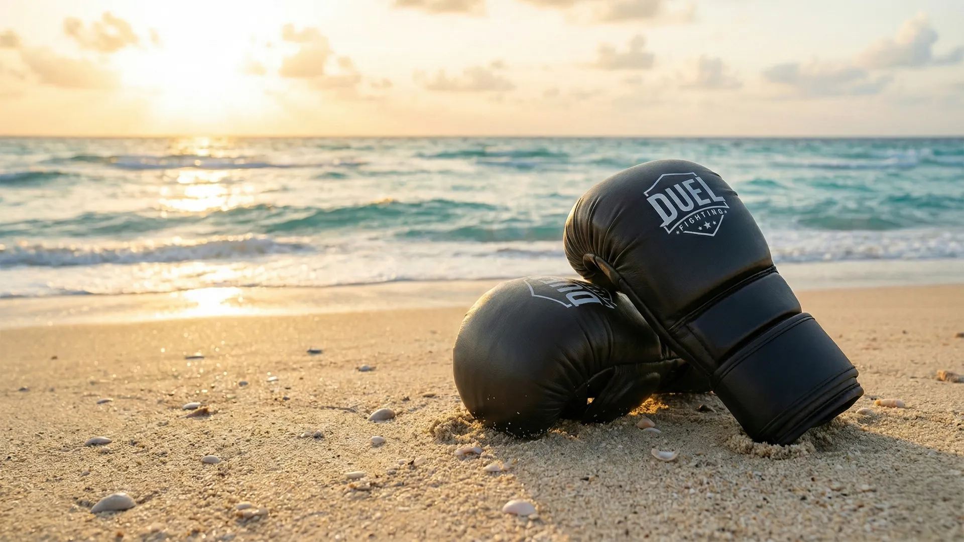 DUEL Camp - Plage avec gants de MMA